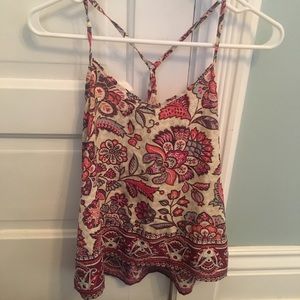 Hollister flowy designed tank top